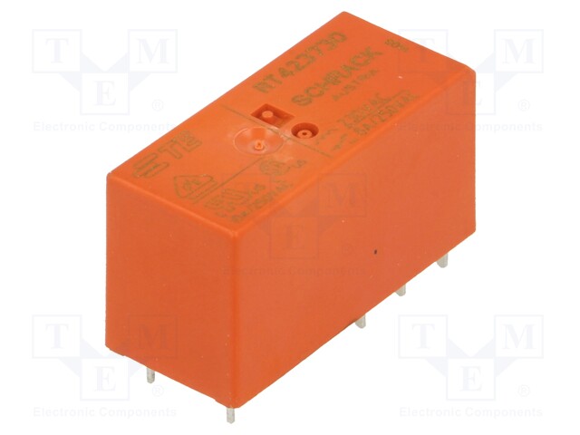 Relay: electromagnetic; DPDT; Ucoil: 230VAC; 8A/250VAC; 8A/30VDC