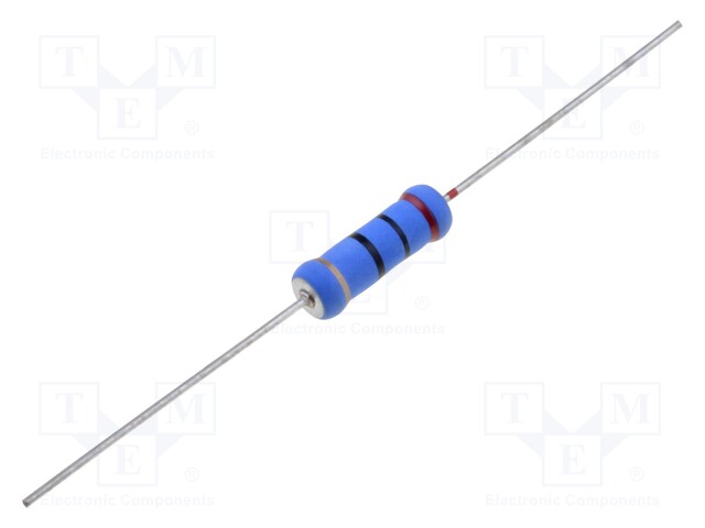 Resistor: power metal; THT; 20Ω; 3W; ±5%; Ø5.5x16mm; 350ppm/°C