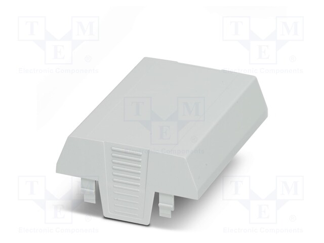 Cover; for enclosures; UL94HB; Series: EH 90; Mat: ABS; grey; 90mm