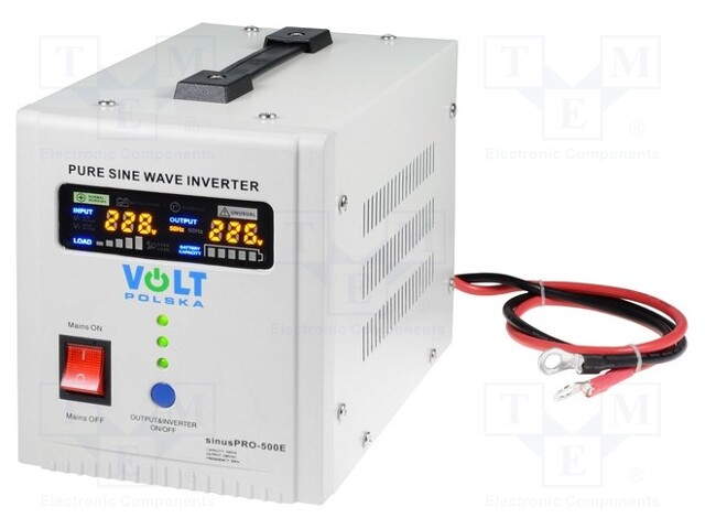 Converter: dc/ac; 300W; Uout: 230VAC; Out: mains 230V; 0÷40°C; 12V