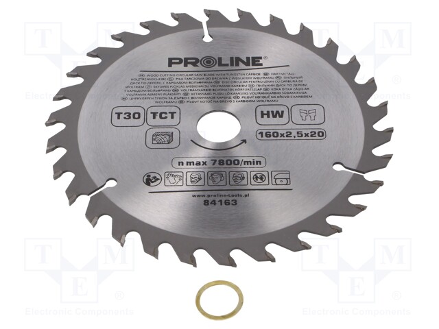 Circular saw; Ø: 160mm; Application: for wood; Features: hardened