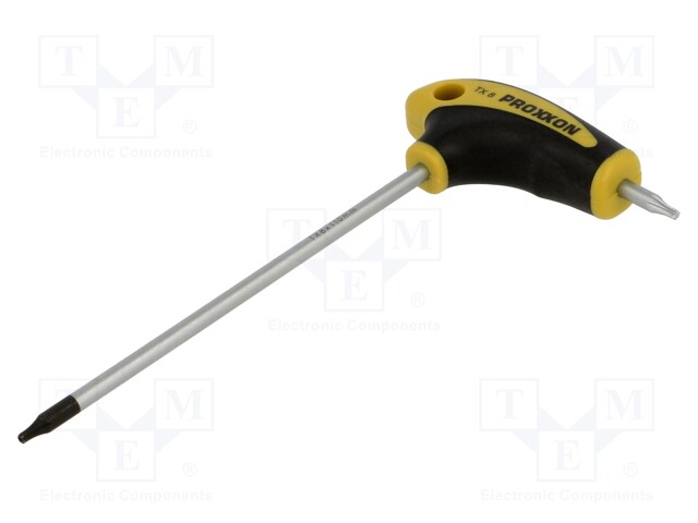 Screwdriver; Torx®; TX08; Blade length: 110mm; Overall len: 140mm