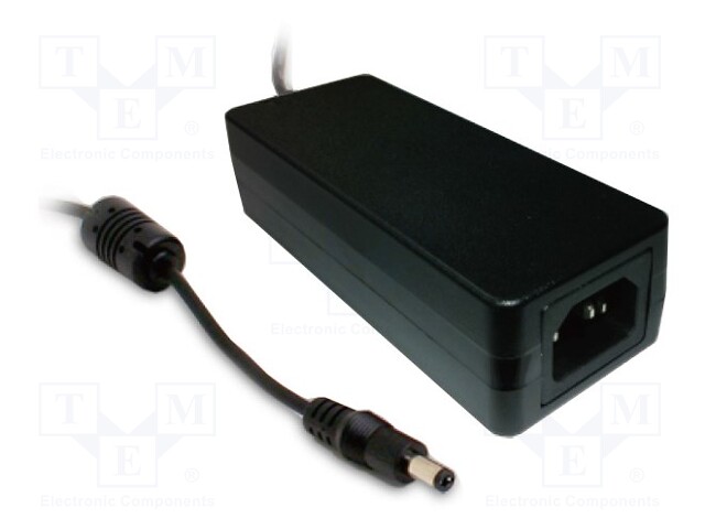 Power supply: switched-mode; 5VDC; 5A; Out: 5,5/2,1; 25W; 80÷264VAC