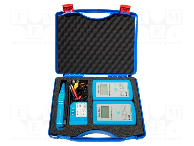 Measuring kit: cable testers set; Man.series: EasyTest