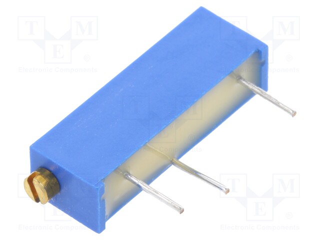 Potentiometer: mounting; multiturn; 20Ω; 750mW; ±10%; linear