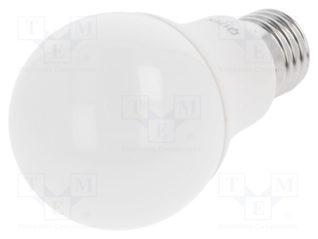 LED lamp; neutral white; E27; 230VAC; 500lm; 6W; 4000K; CRImin: 80