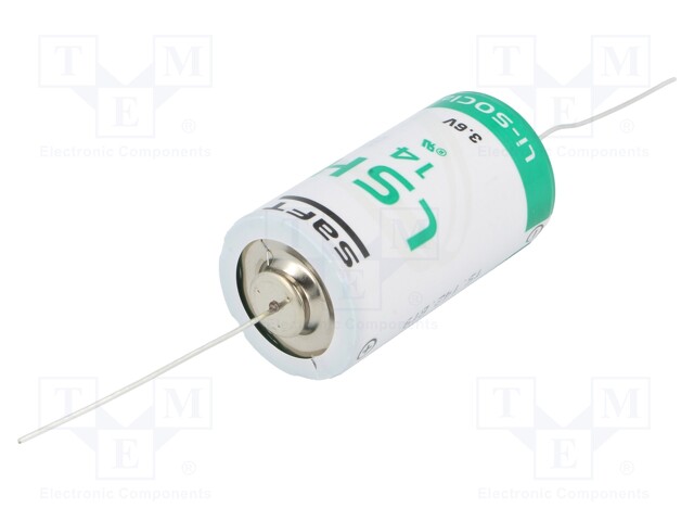 Battery: lithium; 3.6V; C; axial; Ø26x50mm; 5800mAh