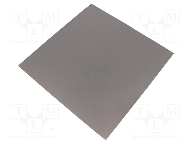 Shielding mat; 240x240x0.5mm; Permeability: 60; self-adhesive