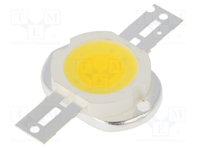 Power LED; COB; white warm; 140°; 500mA; P: 5W; 300÷370lm; 8.7÷11.4V