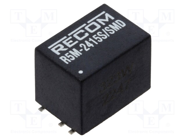 Converter: DC/DC; 5W; Uin: 9÷36V; Uout: 15VDC; Iout: 333mA; SMD; 2.7g