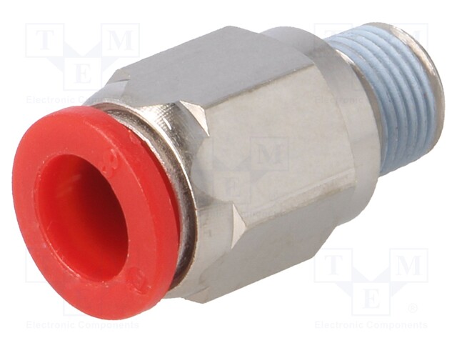 Composite connector; straight; BSP 1/8"