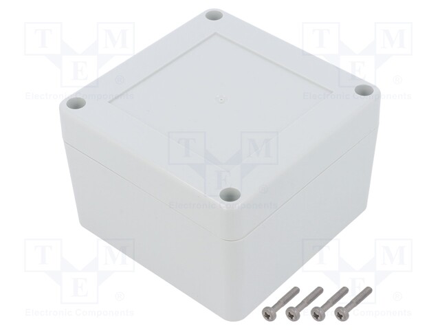 Enclosure: multipurpose; X: 90mm; Y: 90mm; Z: 60mm; ZP; polycarbonate