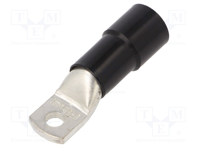 Tip: ring tube; M6; Ø: 6.5mm; 50mm2; crimped; for cable; insulated