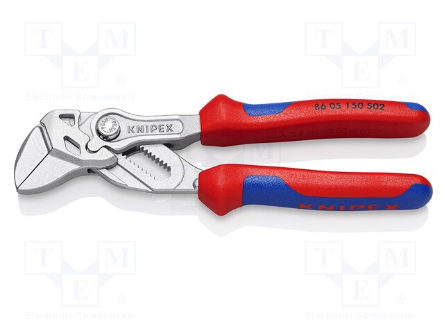 Pliers; adjustable,adjustable grip; 150mm