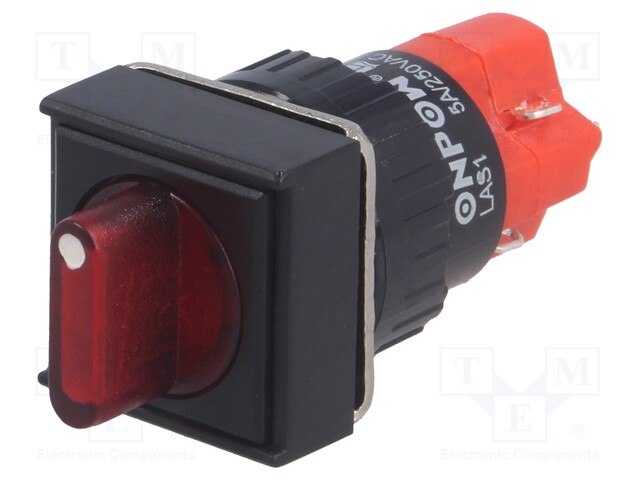 Switch: rotary; Pos: 2; SPST-NO + SPST-NC; 3A/220VAC; 2A/24VDC