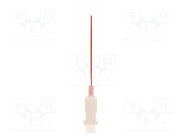 Dispensing Tip, Flexible, Polypropylene, TS-P Series, Red, 1.25 ", 50 Pack