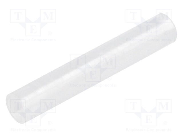 Spacer sleeve; LED; Øout: 4mm; ØLED: 3mm; L: 24mm; natural; UL94V-2