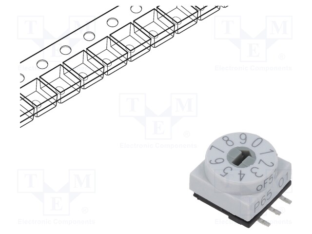 Switch: encoding switch; Pos: 10; 1uA/20mVDC; -60÷125°C