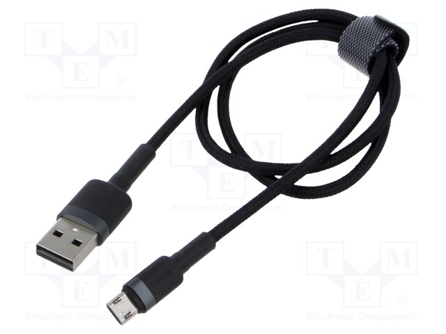 Cable; High Speed,USB 2.0; USB A plug,USB B micro plug; 2m; 1.5A