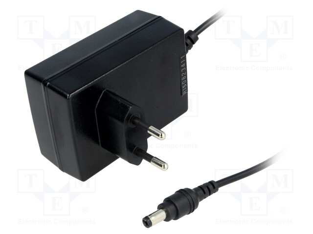 Power supply: switched-mode; 50÷100VDC; 350mA; Out: 5,5/2,1; 35W