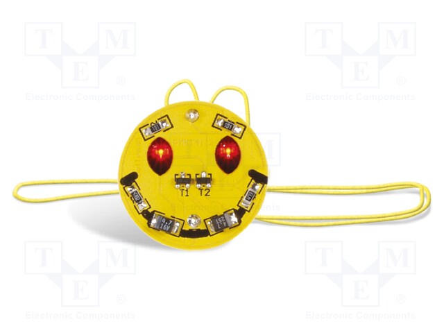 SMD happy face; visual effects; No.of diodes: 2; red; 29mm