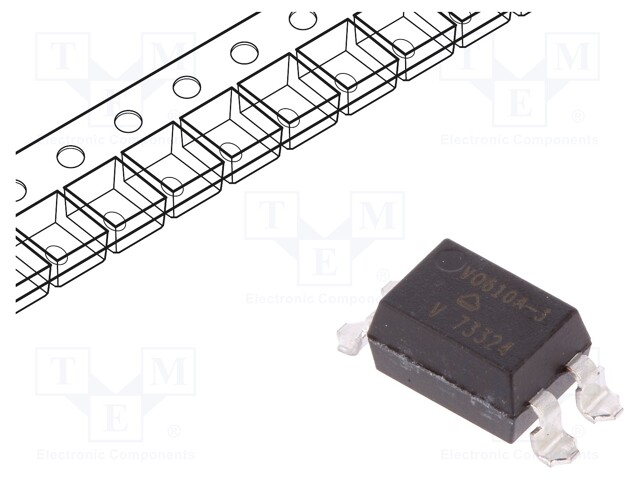 Optocoupler; SMD; Channels: 1; Out: transistor; 5kV; Gull wing 4