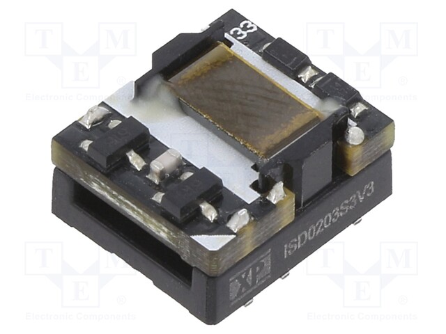 Isolated Board Mount DC/DC Converter, ITE, 1 Output, 2 W, 3.3 V, 500 mA