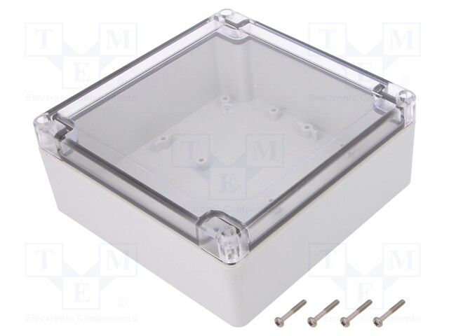 Enclosure: multipurpose; X: 150mm; Y: 150mm; Z: 60mm; ZP; ABS; IK07