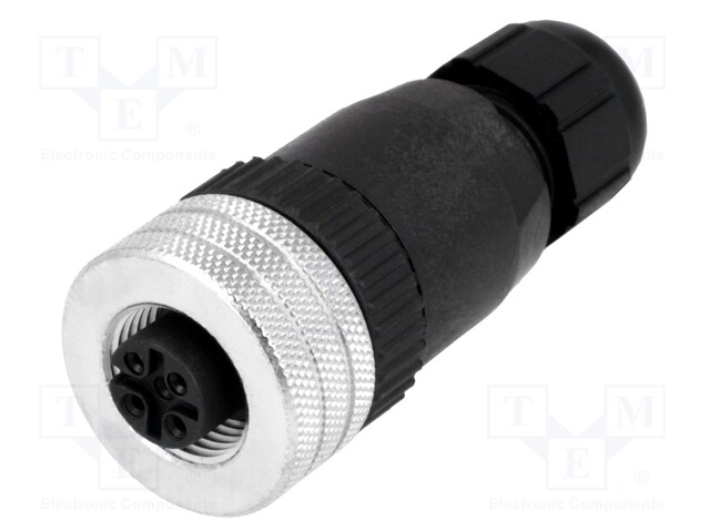 Plug; M12; PIN: 4; female; A code-DeviceNet / CANopen; for cable