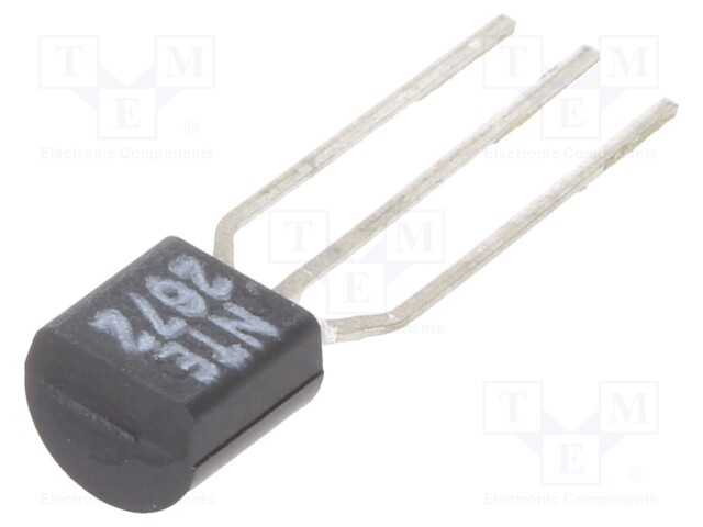 Transistor: NPN; bipolar; 50V; 0.2A; 0.6W; TO92