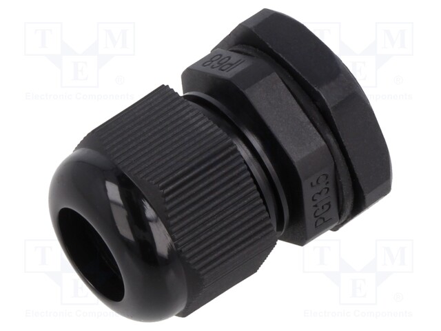 Cable gland; PG13,5; IP68; polyamide; black