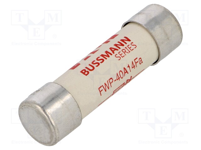 Fuse: fuse; quick blow; 40A; 660VAC; 14x51mm; FWP