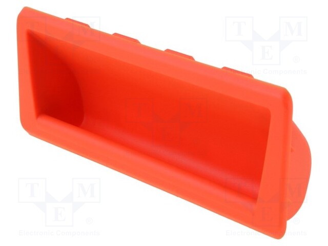 Holder; Mat: technopolymer (PA); orange; L: 37mm; W: 137mm; F2: 0.5kN