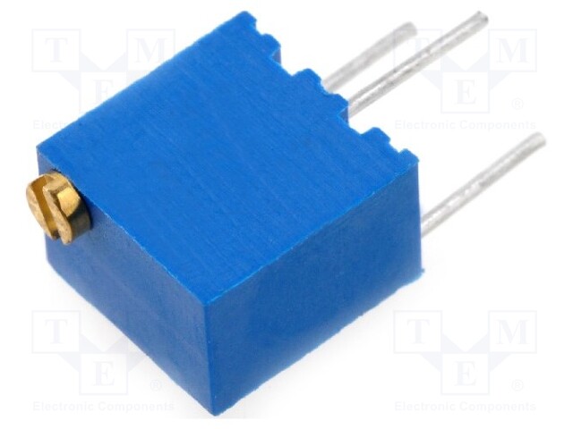 Potentiometer: mounting; multiturn; 20Ω; 250mW; ±10%; linear; T63YB