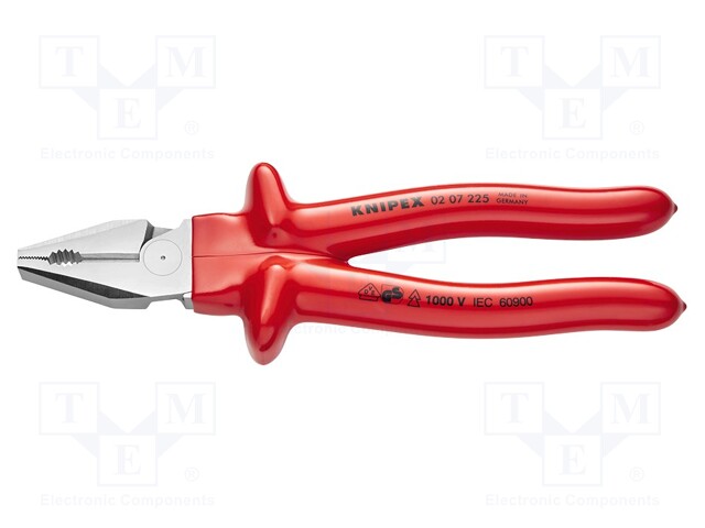 Pliers; insulated,universal; 225mm