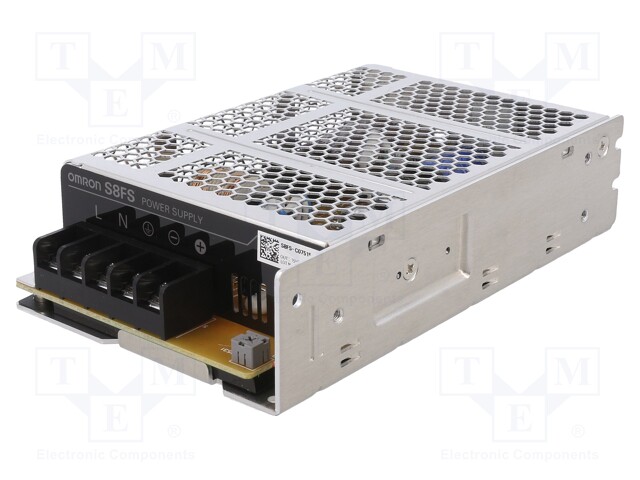 Power supply: switched-mode; 75W; 15VDC; 5A; OUT: 1; 159x97x38mm