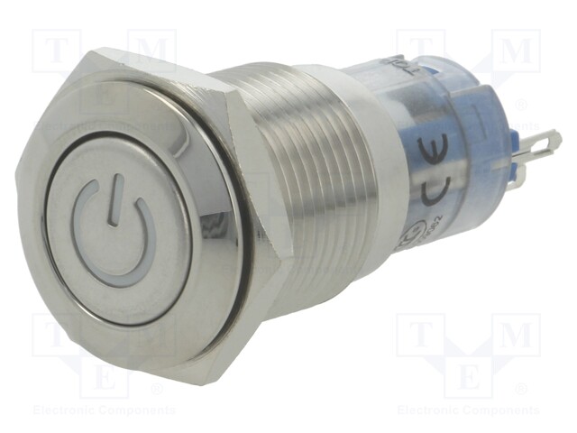 Switch: vandal resistant; Pos: 2; SPDT; 0.5A/220VAC; 1A/24VDC; IP40