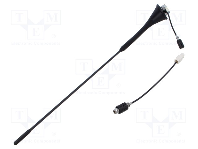 Antenna; car top; 0.4m; AM,FM; universal,kit; 0.18m