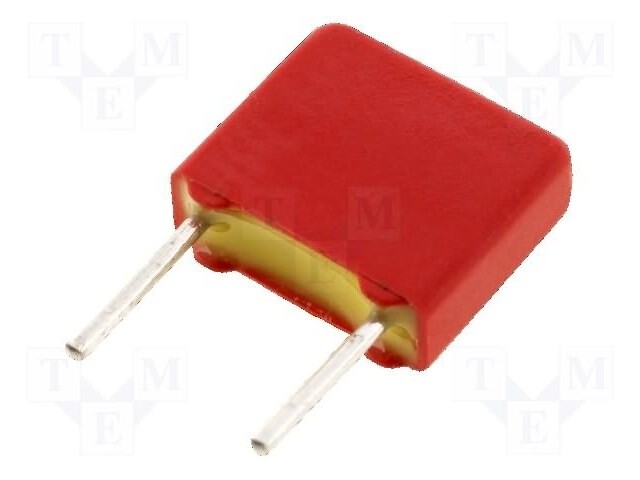 Capacitor: polyester; 1nF; 63VAC; 100VDC; Pitch: 5mm; ±10%