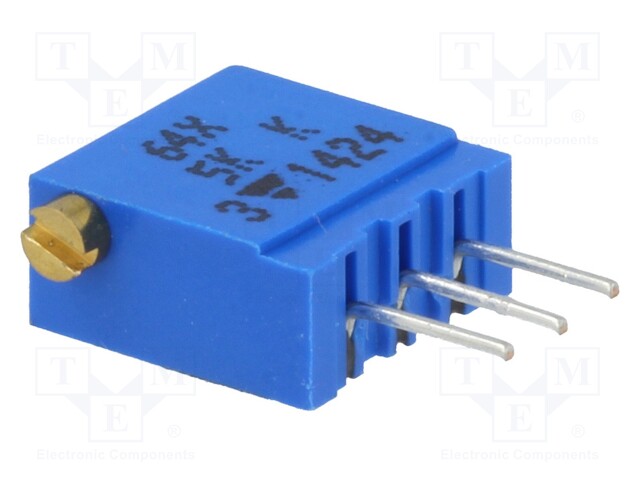 Potentiometer: mounting; multiturn; 5kΩ; 500mW; THT; ±10%; linear