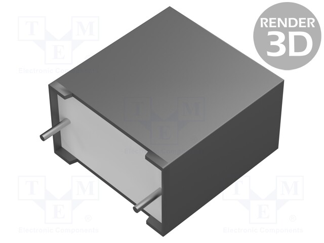 Capacitor: polypropylene; X2; 0.68uF; 15mm; ±10%; 18x19x11mm