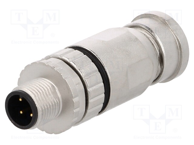 Plug; M12; PIN: 4; male; A code-DeviceNet / CANopen; for cable