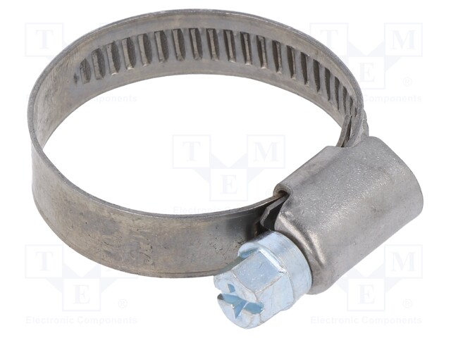 Worm gear clamp; W: 12mm; Clamping: 20÷32mm; Man.series: DD; W2