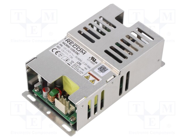 Power supply: switched-mode; 90W; 12VDC; 7500mA; 265g; -40÷85°C