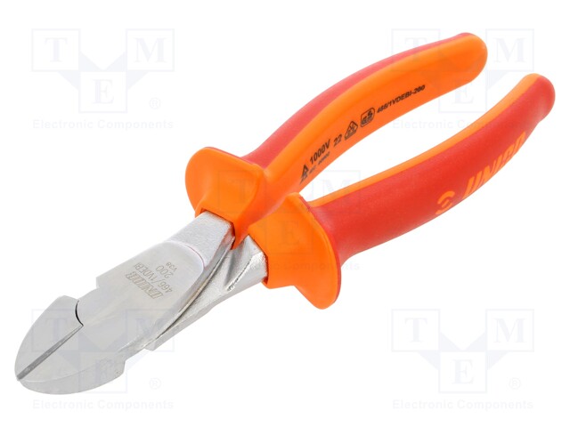 Pliers; side,cutting,insulated; 200mm