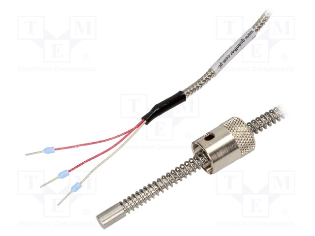 Sensor: temperature; Pt100; 100Ω; cl.A; 0÷400°C; Leads: 3 leads