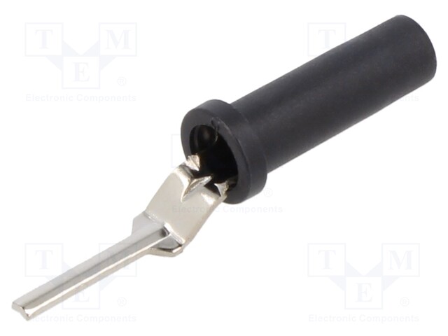 Adapter; black; 30A; 42mm; banana 4mm socket; 5mΩ