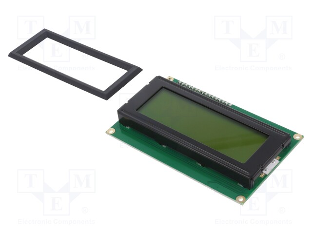 Display: LCD; alphanumeric; 20x4; 42.1x98x29mm; LED; PIN: 16; 5VDC