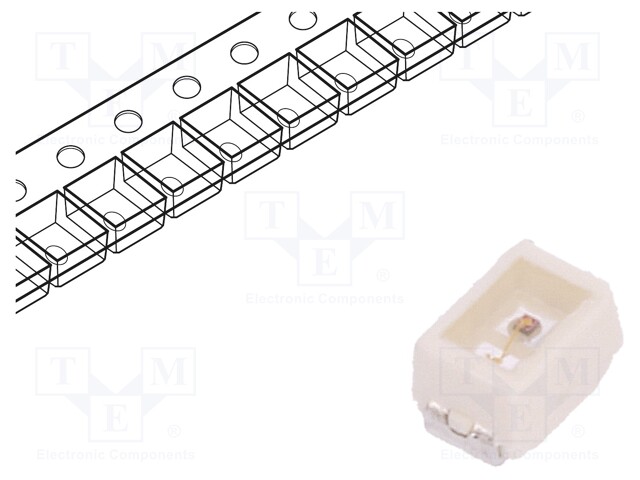 LED; SMD; Mini PLCC2,2014; amber; 300÷950mlm; 90÷280mcd; 120°; 20mA