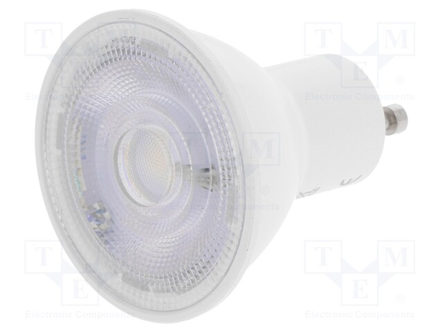 LED lamp; warm white; GU10; 230VAC; 380lm; 4.7W; 36°; 2700K